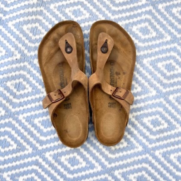 Birkenstock Gizeh Tan Size 42 (11) - Picture 1 of 4